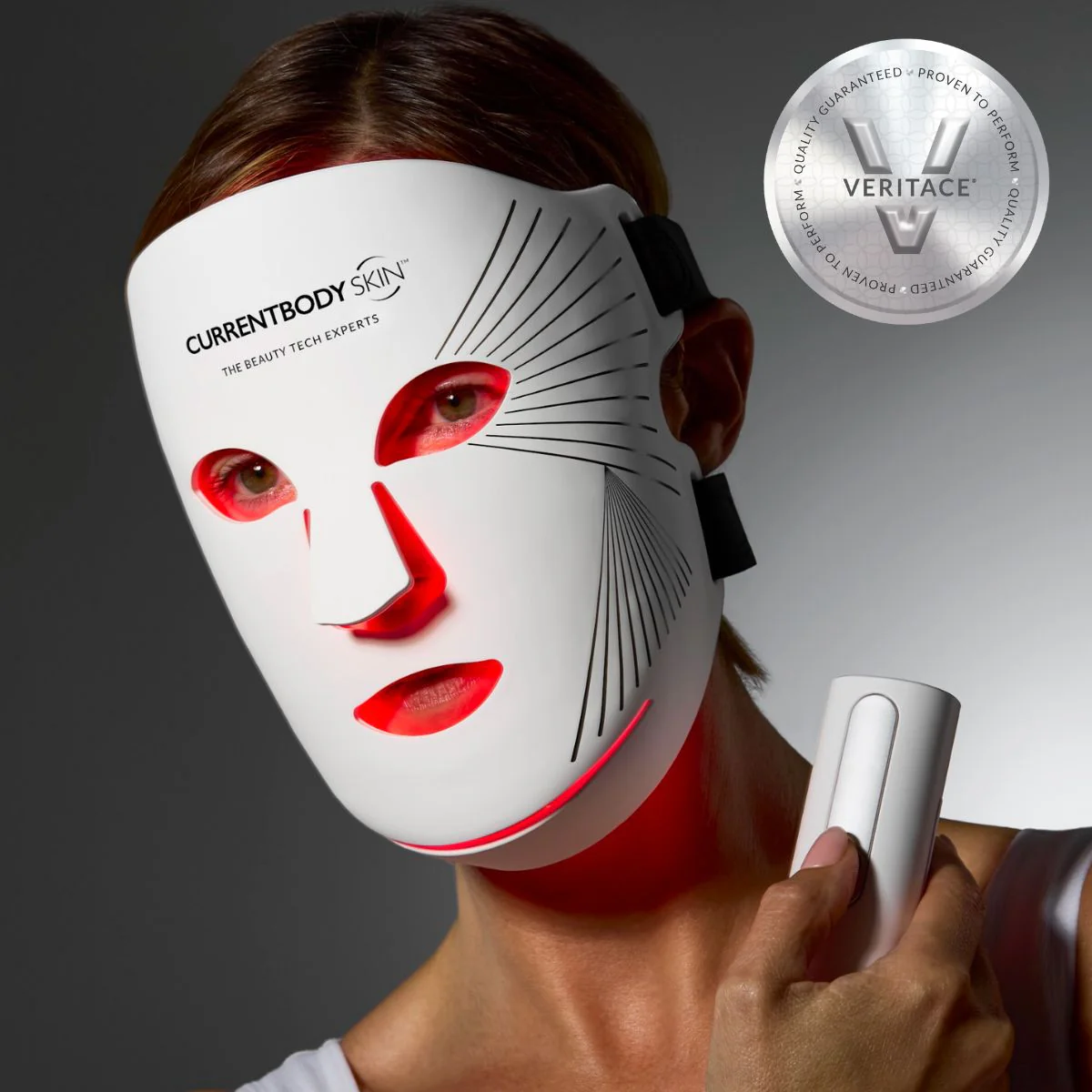 CurrentBody Skin LED Light Therapy Mask & Hydrogel Face Masks (10 Pack) - Image 2